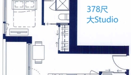 DT双子塔全新378尺大Studio出租