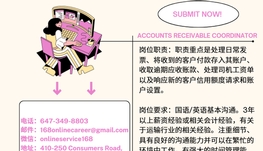 【168新岗】密市运输公司招聘Accounts Receivable Coordinator 1名（可移民）